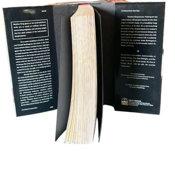 Gerald's Game by Stephen King 1992 Hardcover and dust jacket Publisher Viking - Picture 7 of 12